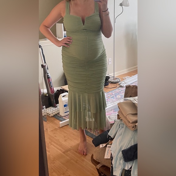 Maternity Baby Shower / Wedding Guest Dress, Large - Picture 3 of 3